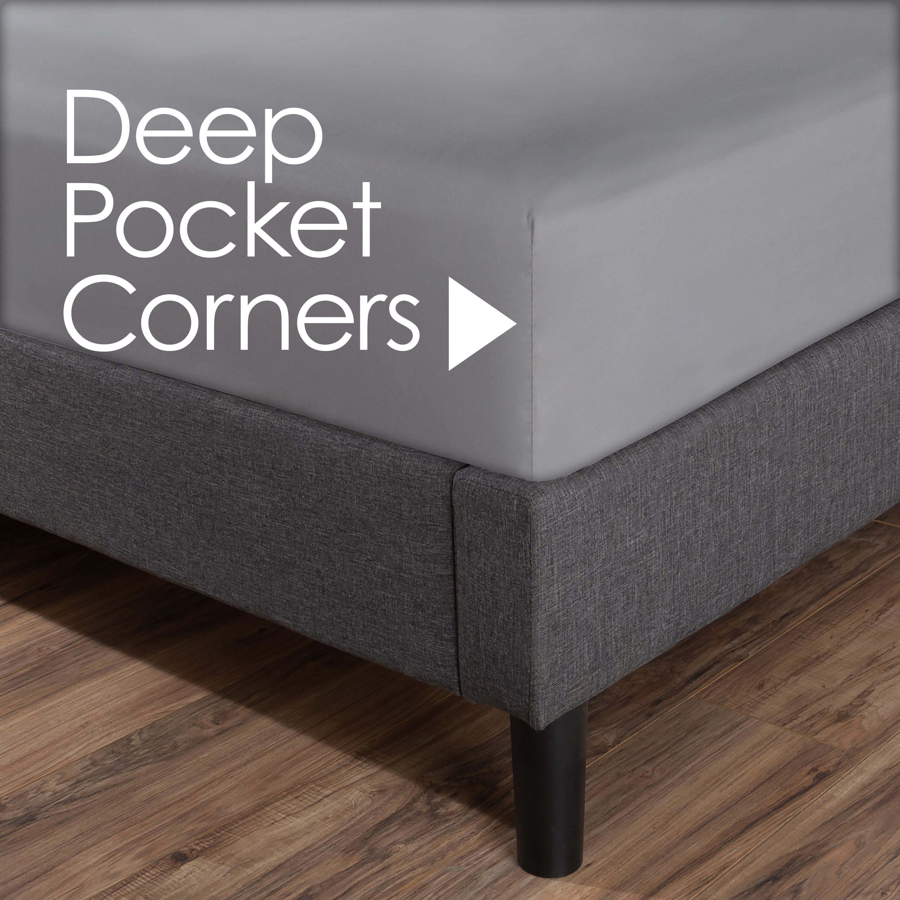 4Pcs Bed Sheets Queen King 1200 Series Thin Soft Bed Sheet Set Bedding Sheets