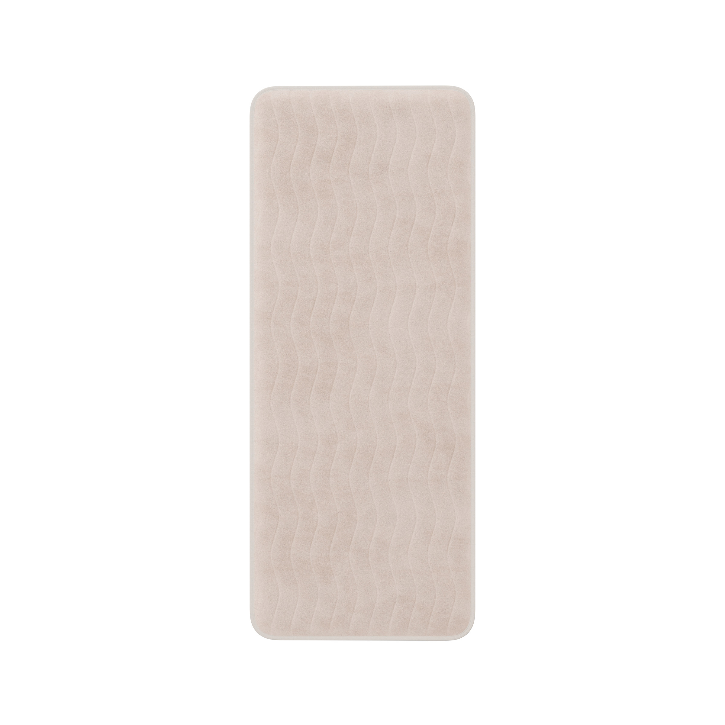 Lavish Home Memory Foam 24 by 60-Inch Bath Mat Chocolate X-Long