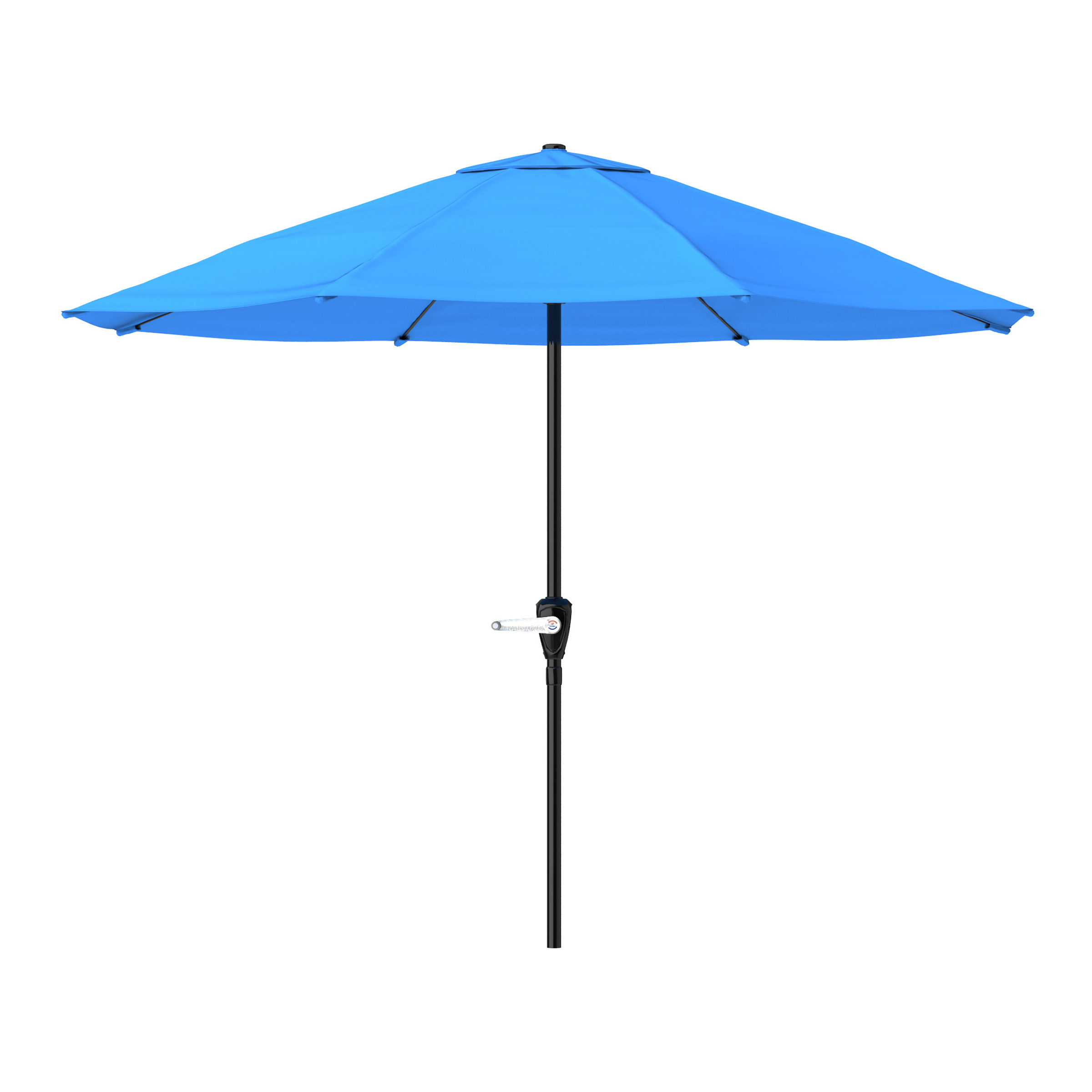 9FT Patio Umbrella Outdoor Sun Shade Easy Crank Umbrella 92 Inch Tall