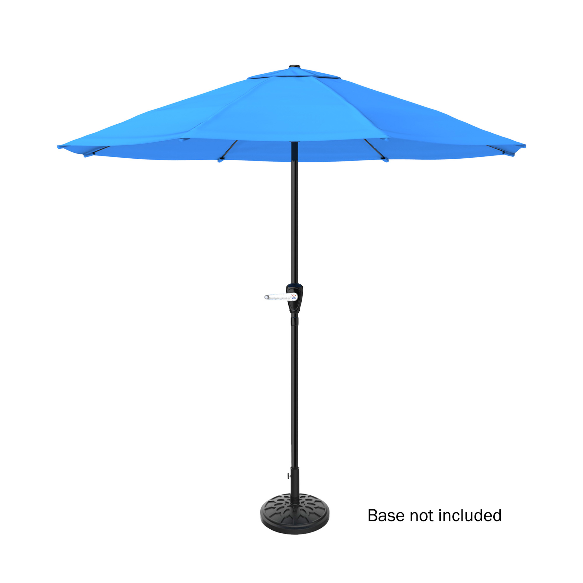 9FT Patio Umbrella Outdoor Sun Shade Easy Crank Umbrella 92 Inch Tall