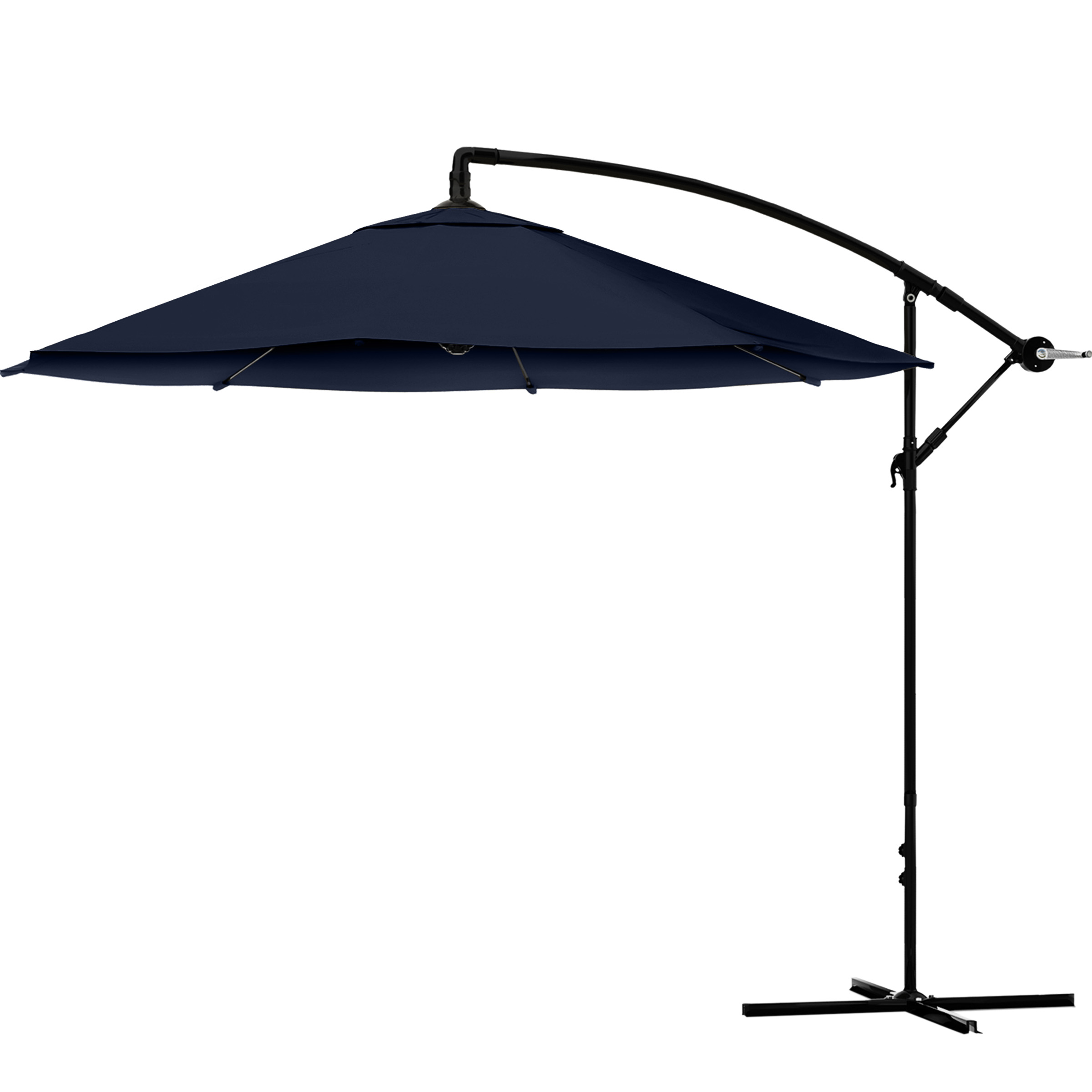 10ft Patio Umbrella Offset Umbrella Backyard Sun Shade Cantilever Umbrella