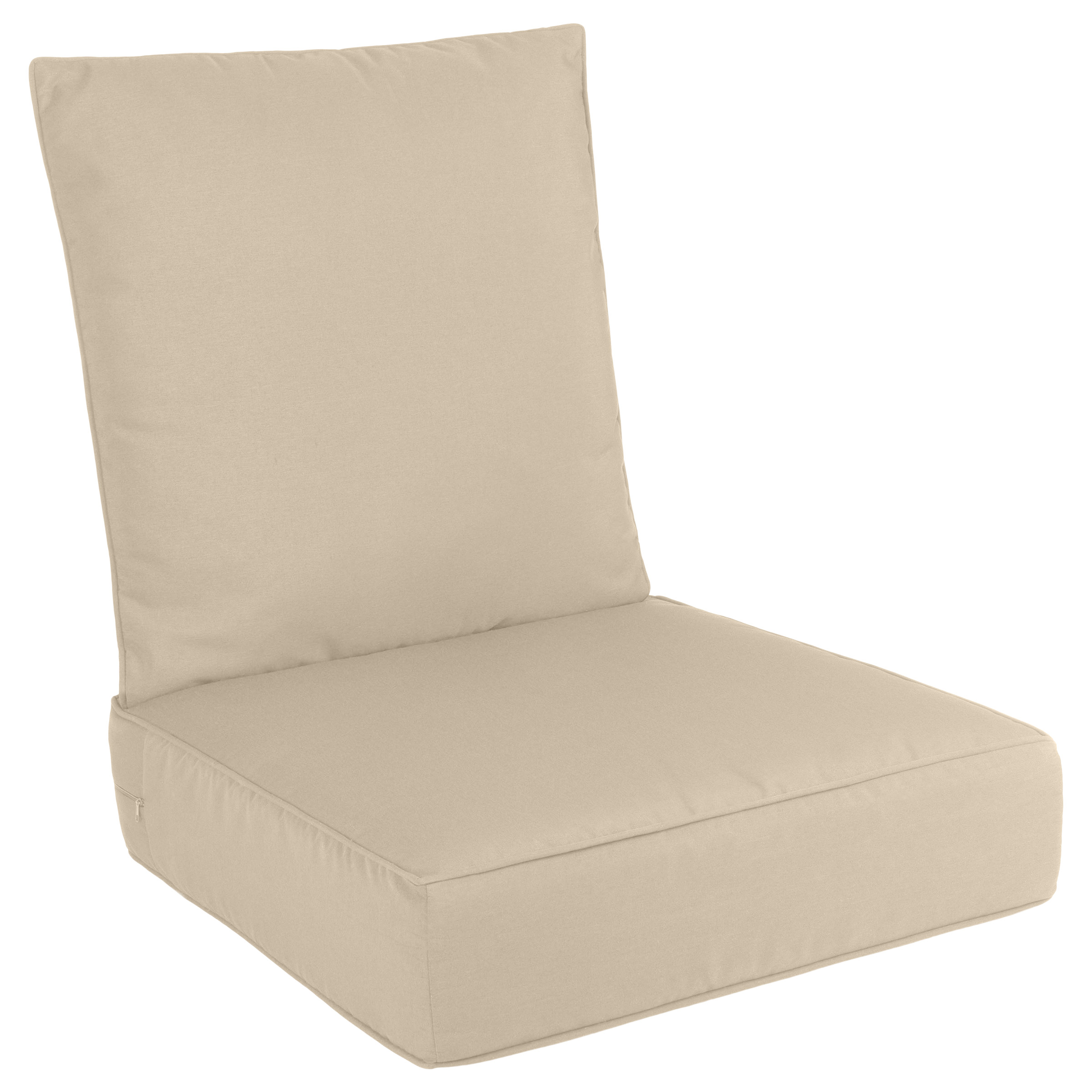 Outdoor Cushion Chair Memory Foam Patio Cushions with Removable Covers - Picture 11 of 15